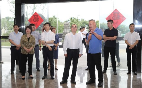 浙江省委宣传部部长朱国贤一行莅临918博天堂考察调研